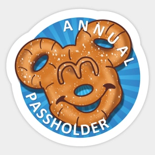 Pretzel Passholder Sticker